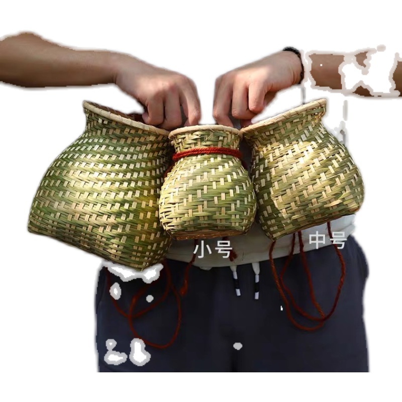 古风背篓道具竹编汉服拍照摄影儿童舞蹈表演农用小号藤编花篮采茶