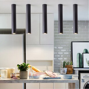 10公分长1米 明装 射灯led圆筒吸顶筒灯加长餐厅前台大厅北欧8