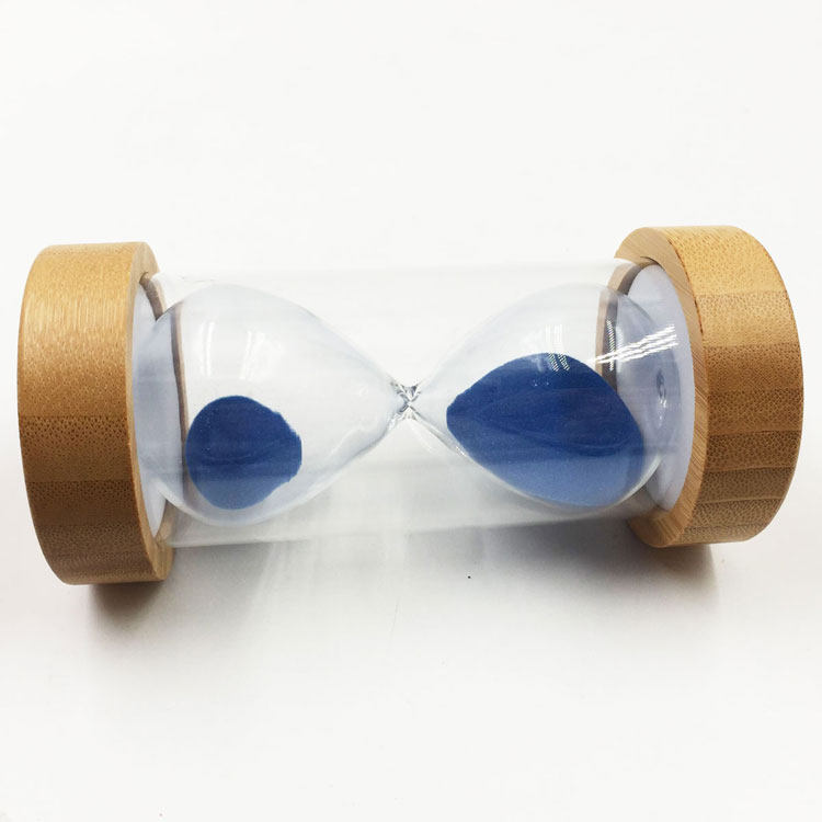 新古典竹木质沙漏 3/6/7/8/15/25/30分钟餐厅沙漏计时器招财摆件