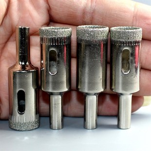 16mm纯正金刚砂玻璃打孔开孔钻头 玻璃瓷砖陶瓷石材打孔开孔器