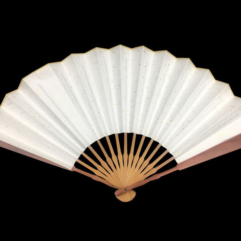 精品78910寸红乌木鸡翅木宣纸空白折扇 中国风古典男女士折叠扇子