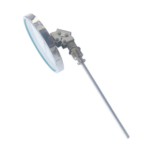 抽芯式双金属温度计 wss-581w 10*200 表盘150mm 0-450 m27*2