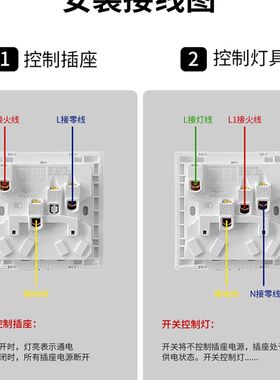 86型一开十二孔8八孔六孔大功率十孔带开关1016A厨房空调插座面板
