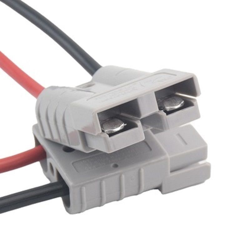 安德森对接头电动叉车插头插座四轮车专用接口大功率锂电池连接头