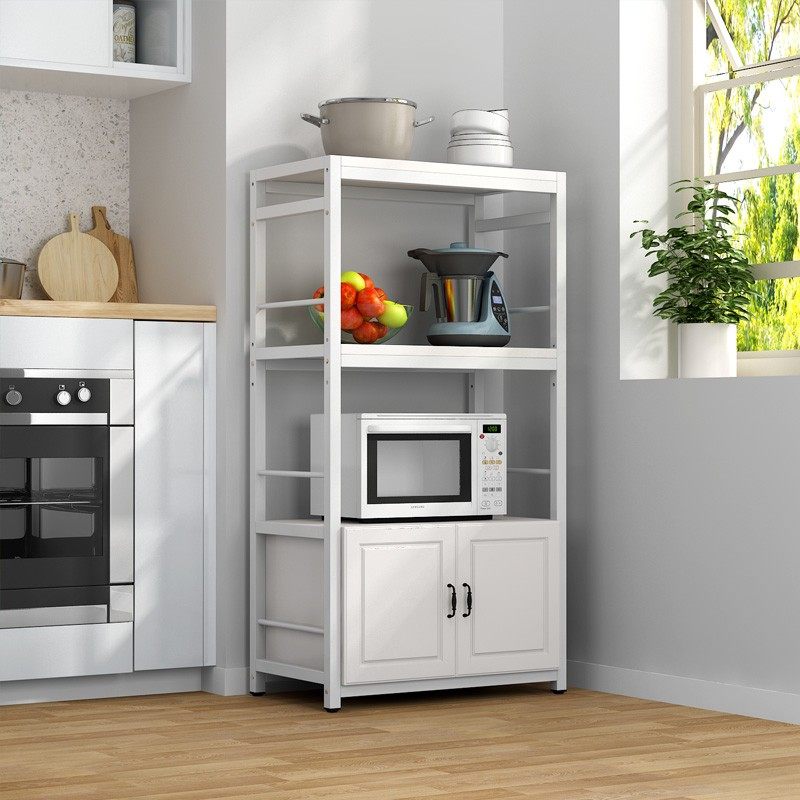 厨房置物柜落地式微波炉烤箱收纳架家用多层多功能储物架杂物柜