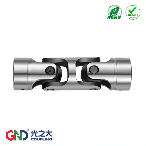 HZ06单节万向节联轴器键槽顶丝型十字轴滑块大扭矩万向接头连接器