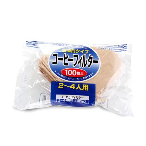 美式咖啡壶滴漏式咖啡机用原色咖啡滤纸100张 加厚102扇形过滤纸