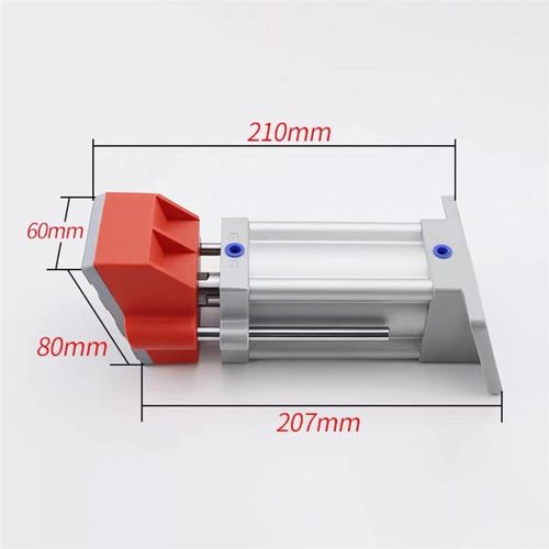裕飞气动木工夹具侧孔机斜角压板气缸夹紧缸开槽机斜压缸su50x75