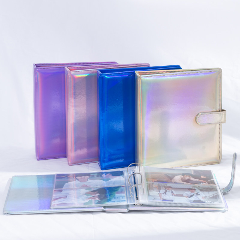 a5卡册加厚内页卡片收纳册集卡册定制活页3寸4寸小卡6寸明信片收