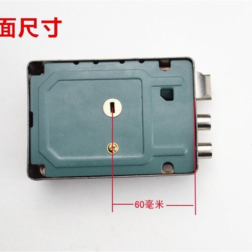 保民9219A6型 十字钥匙外装门防盗门锁 老式木门房门锁 铁门边锁