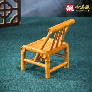 黄铜摆件《稳赢》铜工艺品 家居桌面装饰 送老师 送领导 节日礼物