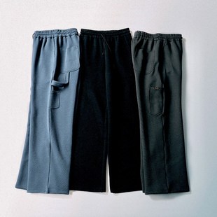 细节 工装 直筒宽松 垂感310g空气层 SUPERTOFU 卫裤 AW24抗皱挺阔