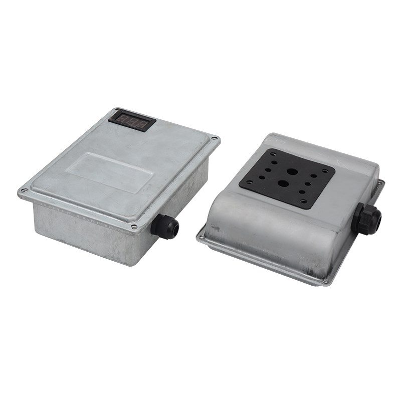 铝壳单相220V马达配件YL71/80/90/100接线盒电机双电容盒外壳铁