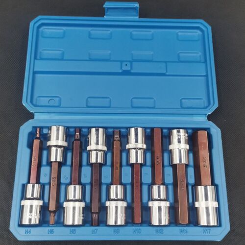 电板手大飞接口六棱旋具头H467812417压配内六角批头10cm55mm套装