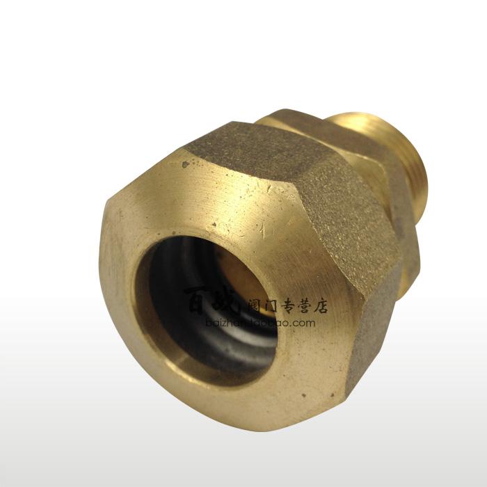 20年铜阀门销售历史 铜管卡套接头外牙直接 不锈钢卡环 软密封