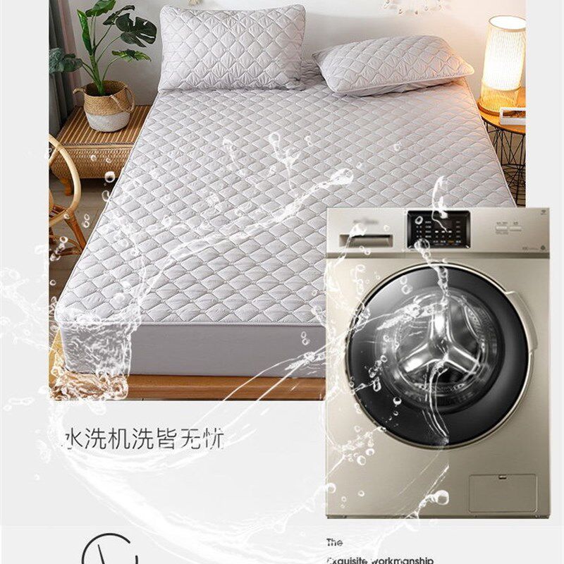 纯棉防水床笠单件1.2/1.35/1.5m1.8米2x2.2隔尿床罩1.9床垫套2.0m