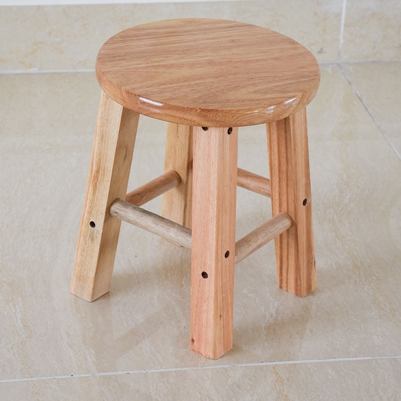 实木凳换鞋凳可爱创意板凳橡木凳子小家用矮凳圆凳子加厚儿童木头