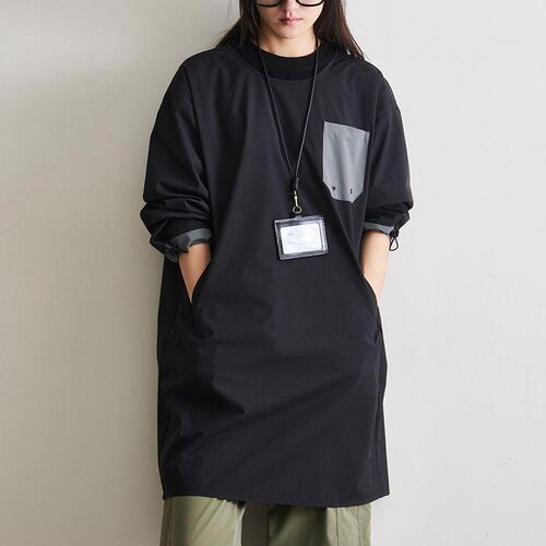 日式长袖围裙防水宠物店餐饮工作服家用厨房画画花艺罩衣定制印字