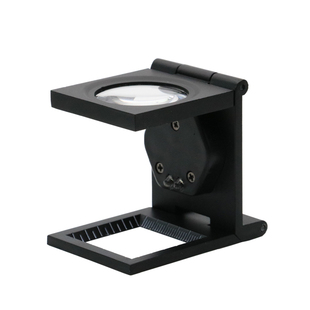 10倍放大镜带led灯经纬密度镜 照布镜带刻度带灯照布镜9005b