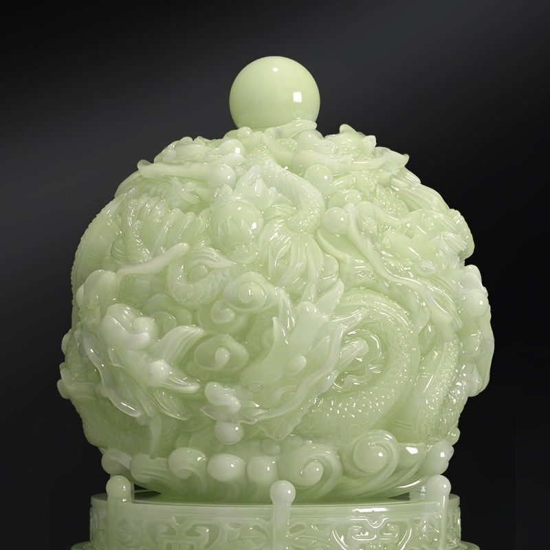 龙转乾坤鼎摆件招财三足鼎客厅老板办公室桌面装饰品公司开业礼物