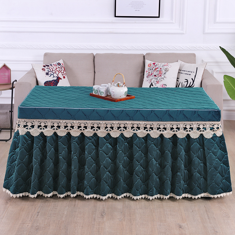 烤火桌子罩套长方形加厚电取暖桌布罩烤火被电炉罩烤火罩冬季新款