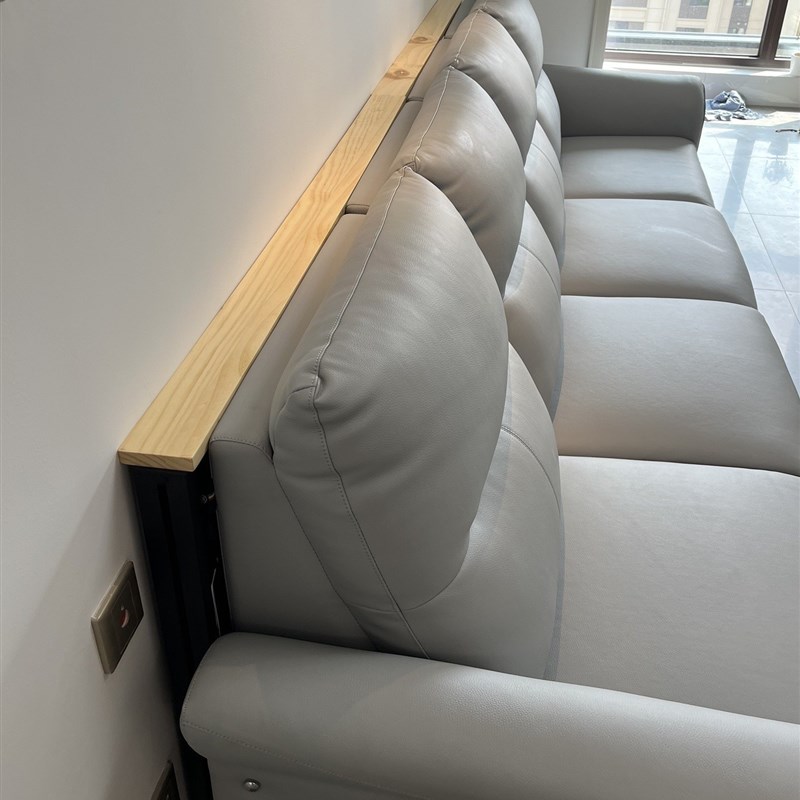 定制客厅沙发后置物架靠墙落地实木床头床尾收纳夹架缝窄桌长条架