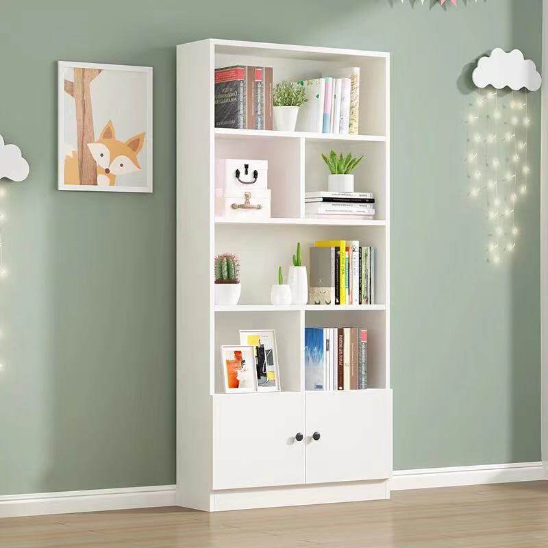 田园书柜书架置物柜多层收纳柜学生办公靠墙组合柜客厅卧室储物柜