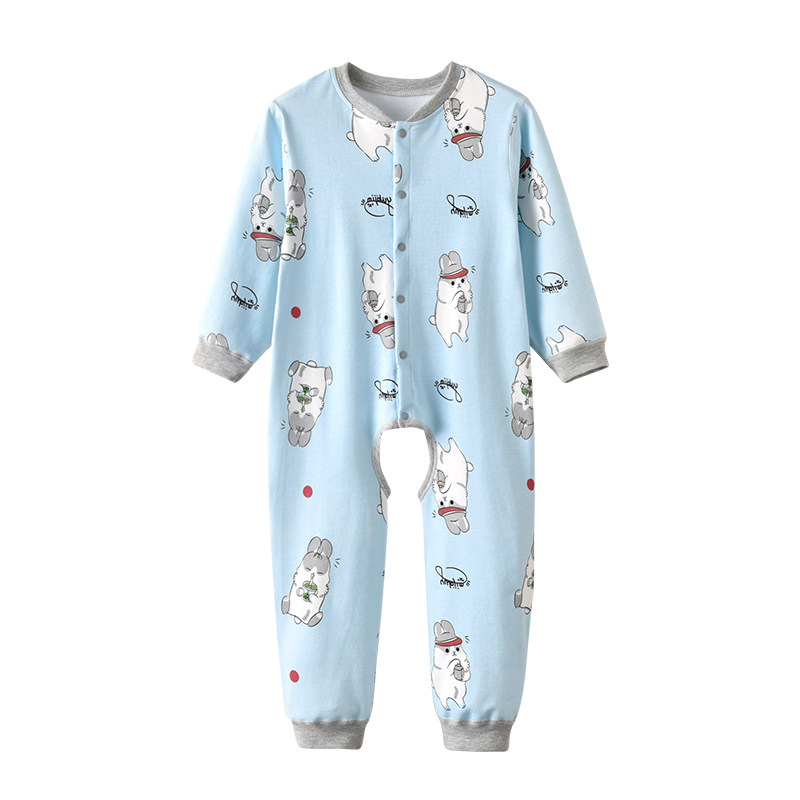 儿童卡通衣服防踢睡衣大童一岁宝宝连体衣女纯棉睡袋女童男孩女孩