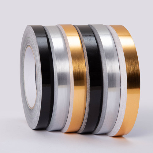 自粘美缝贴条衣橱柜门边框防水装饰金色黑色贴纸背景石膏线美边线