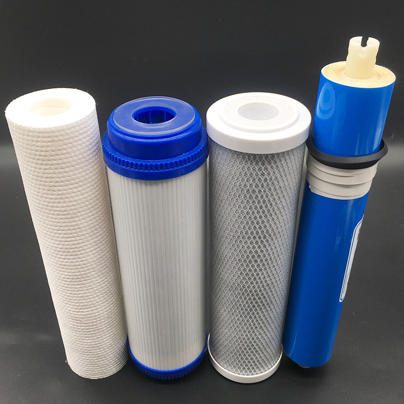 家用五级净水器通用滤芯前四级套装10寸颗粒碳纯水机配件过滤器芯