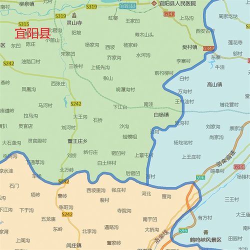 2021新款洛阳市区划图地图办公室挂图超大高清防水墙贴装饰画定制