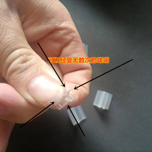 软质嫁接夹瓜果/番茄/西瓜甜瓜黄瓜辣椒蔬菜育苗塑料嫁接夹不伤苗