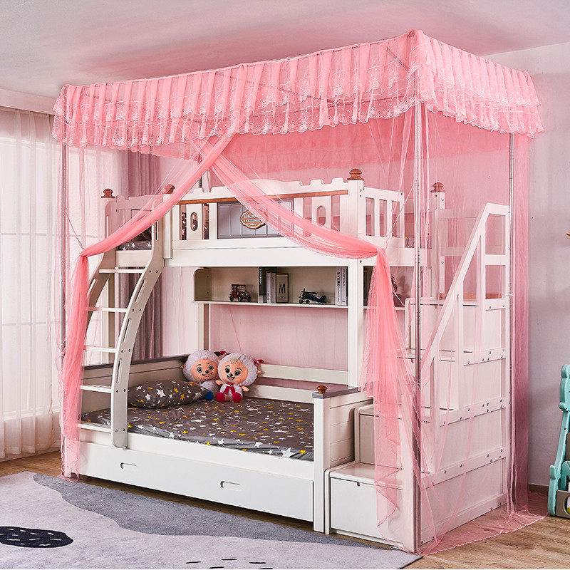 上下床蚊帐子母床双层床1.5m梯形家用一体高低床儿童上下铺1.2米,床上用品,蚊帐,淘宝优惠券,粉丝福利购,淘宝优惠卷
