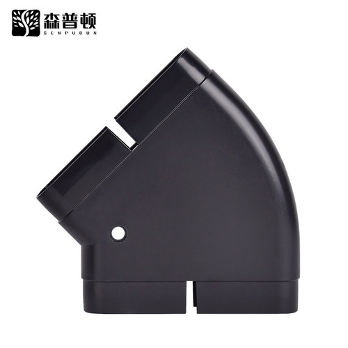 森普顿地送风132扁管地送风扁平管直接三通爬墙弯水平弯配件包邮