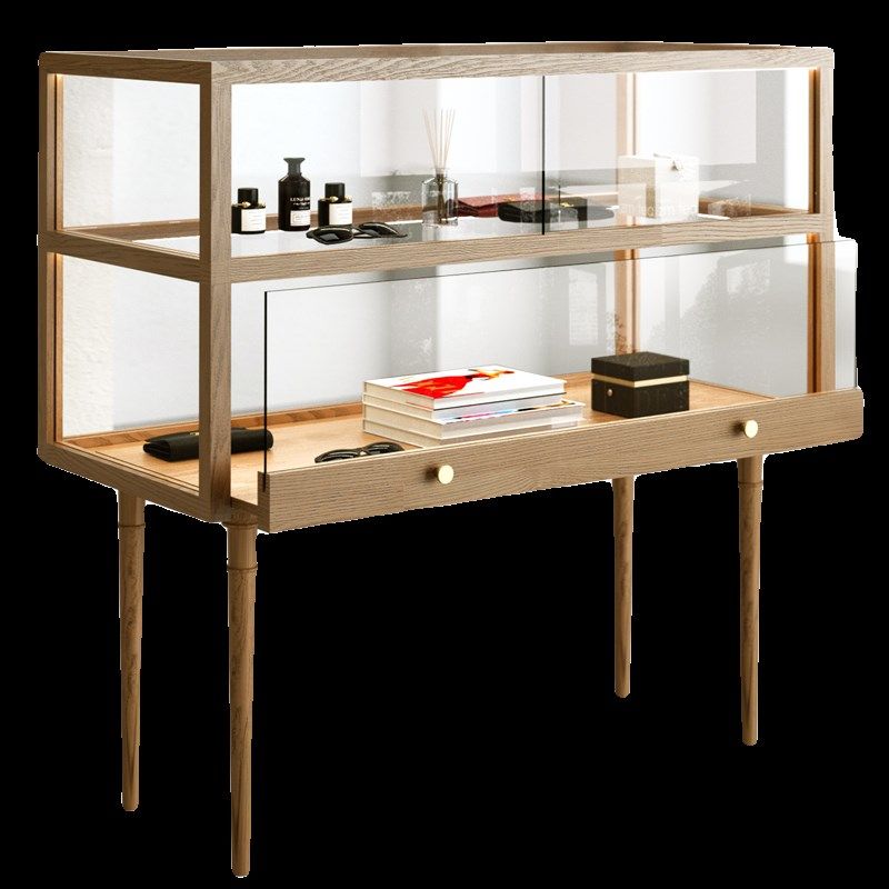 中古风珠宝玻璃展示柜银首饰品眼镜店精品柜玉器陈列柜橱窗样品货,商业/办公家具,展示柜/陈列柜/展示架/货柜,淘宝优惠券,粉丝福利购,淘宝优惠卷