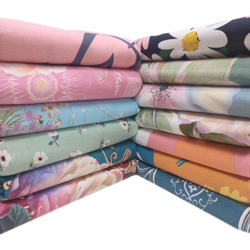 2.35米宽幅加厚高密纯棉布料全棉床品面料床单被套床裙床笠棉布料