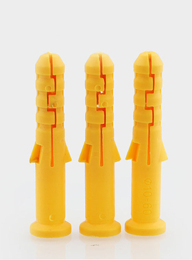 小黄鱼塑料涨塞塑料膨胀管塑胶胀塞胶塞M6M8M10mmx30x40x50x60-80