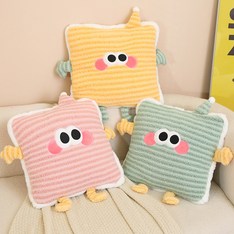 抱枕被子两用办公室空调午睡枕头毯子二合一沙发小靠枕汽车载加厚