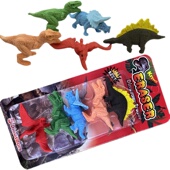 恐龙霸王龙橡皮擦小学生儿童擦干净无碎屑软美术绘图卡通造型可爱