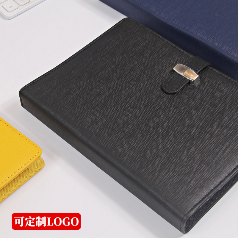 B5 A5皮面活页本笔记本子可换替芯软皮插口带插笔记事本定制LOGO