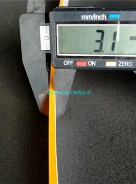 正千EVA泡棉定位条橙色高弹长条过桥海绵胶条泡沫垫带胶自粘3/6mm
