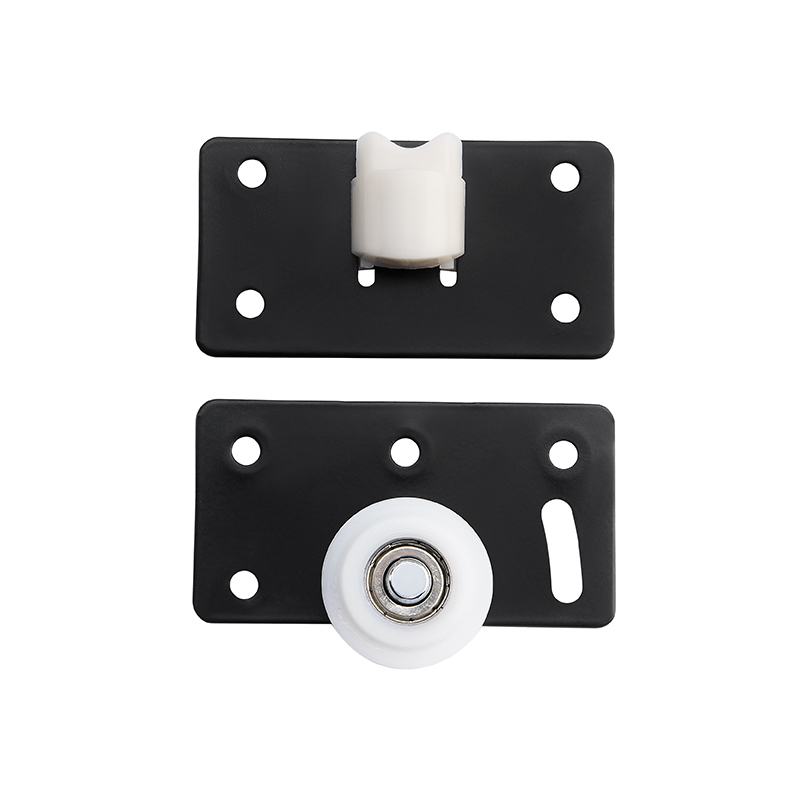 衣柜门实木门滑轮免开槽双滑槽移门铝合金轨道静音推拉趟门轮凸轮