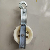 电力放线滑轮2吨加强折边尼龙做挂两用滑轮电工工具拉线滑车吊轮