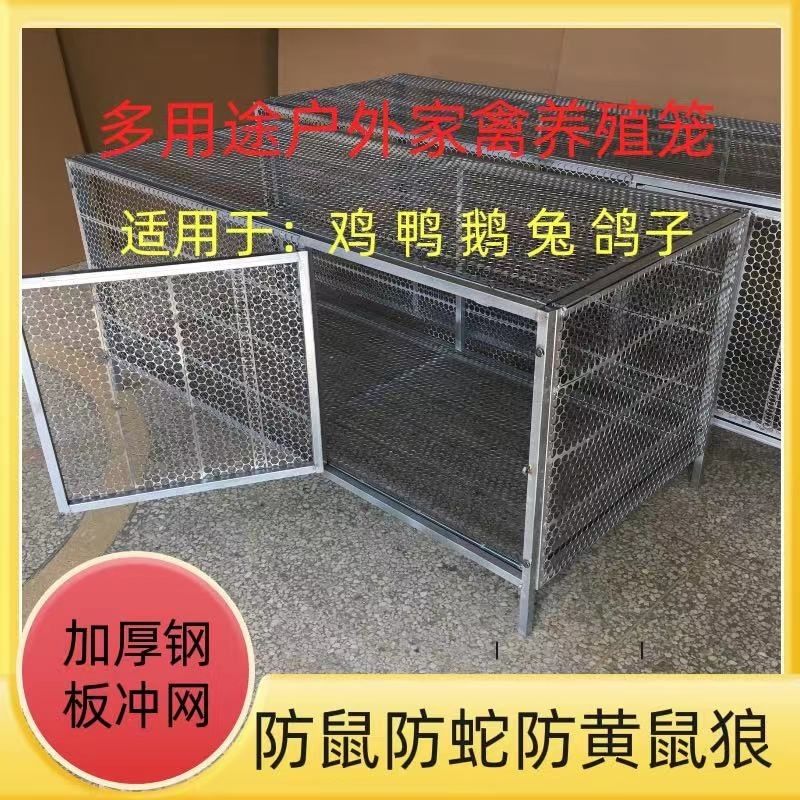 家用室外鸡笼子鸭笼子兔笼子户外大号特密养殖笼防耗子黄鼠狼偷吃