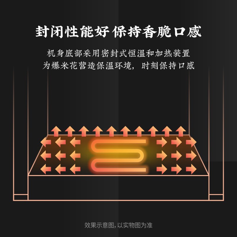 桔米爆米花机全自动爆谷机商用球型蝶形电热爆谷玉米花小吃机器