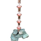 导水雨链排水雨铃寺庙民宿别墅庭院日式 紫铜导雨落水雨链立体外墙