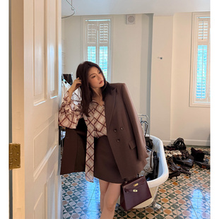 外套半裙女套装 Alone 气质高级感宽松西装 秋季 M805 Savor龙喜儿