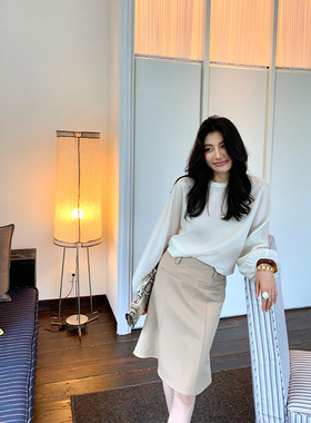 龍喜儿法式天丝白色衬衫女秋薄款轻奢高级感小衫气质女士上衣Z282