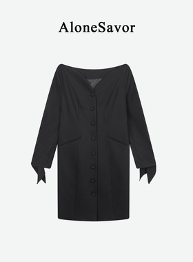 龍喜儿12.27 8:00AM开抢！收腰海欧领显瘦连衣裙长袖法式裙子P173