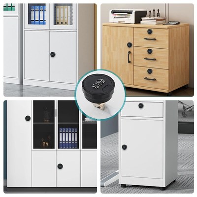 新款文件柜密码锁柜子锁铁皮更衣柜门锁通用抽屉锁信报箱密码小锁